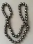 Маркова огърлица от черни перли “Майка на перлите” "Mother of pearls", снимка 1