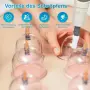 Комплект вендузи за вакуумно лечение 32 броя – Прозрачни, снимка 5