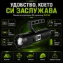 Мощен далекобоен тактически прожектор акумулаторен LED ръчен фенер и къмпинг лампа за лов риболов, снимка 5