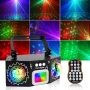 LED диско светлина с двойни топки, звуково активиране, за DJ, KTV, клуб, парти, снимка 1