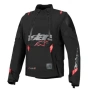 Текстилно яке ALPINESTARS HALO DRYSTAR HF Laminated BLACK/RED, снимка 2