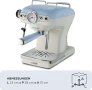 Ретро Еспресо кафемашина с ръкохватка Ariete Espresso Vintage 1389 Винтидж Синя, снимка 5