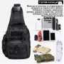 Тактическа чанта за през рамо и кръста- MOLLE система / За оръжие туризъм и Airsoft Военна, снимка 5
