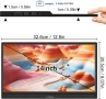 Преносим монитор с тъчскрийн 14-инчов HDR 1080P IPS екран, снимка 8