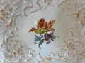 Рядък Meissen с медено златист кант ръчно декорирана, снимка 8