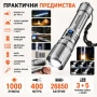 Акумулаторен прожектор и къмпинг лампа YEMAO 2в1 с Power Bank и USB-C, снимка 5