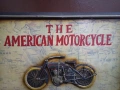 Стенно 3 ДЕ Пано с Ретро Мотоциклет Harley-Davidson "Silent Gray Fellow" от 1911г., снимка 3