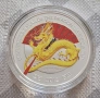 Сребро 1 OZ 2012 Дракон , снимка 1