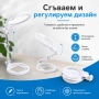 Голяма настолна лупа лед остветление за четене бродиране шиене гоблени, снимка 7