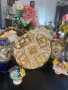 Meissen Germany  “ Злато и блясък” блестящо плато от най-добрата немска манифактура , снимка 5