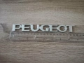 сребрист надпис Peugeot стар стил, снимка 5