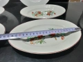 Стар български порцелан чинии макове, снимка 2
