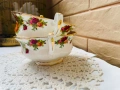 ROYAL ALBERT красиви купички от Англия от костен порцелан с 2 дръжки, снимка 3