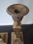 Комплект месингови свещници, снимка 6