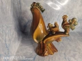 Стара Съветска Керамична Фигура ЗИК Конаково Кокошка с Пиленца, снимка 12