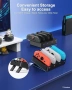Зарядна станция за Nintendo Switch 2 и порта Joy-Con 4 като ново, снимка 4