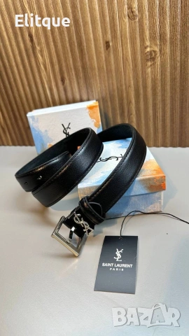 колани от естествена кожа в кутия ysl saint laurent , снимка 4 - Колани - 54743524