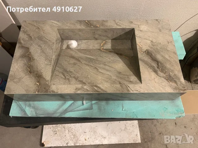 Мивка за баня от гранитогрес