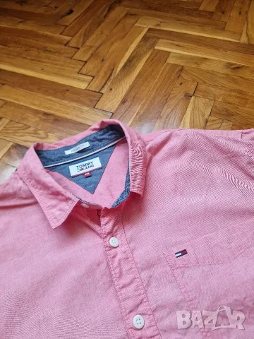 Страхотна мъжка риза TOMMY HILFIGER размер 2XL , снимка 5 - Ризи - 55656607