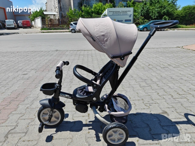 BYOX Сгъваема детска триколка EXPLORE бежов, снимка 7 - Други - 54645928