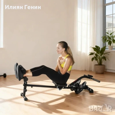 Гребен тренажор SPORTNOW, снимка 2 - Фитнес уреди - 54546343