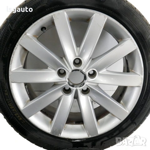 Алуминиеви джанти 5x112 с гуми R17 Volkswagen Golf VI ID: 162606 OEM 5K0601025F, снимка 2 - Гуми и джанти - 55229420
