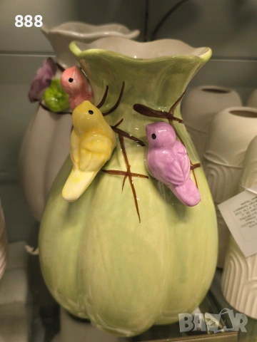 вази с птички 