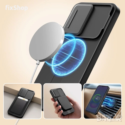 TECH-PROTECT KEVLAR AURA MAGSAFE GALAXY A57 BLACK/ORANGE, снимка 3 - Калъфи, кейсове - 54887527