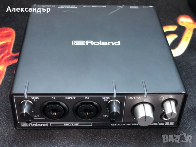 Roland Rubix22 USB Audio Interface, снимка 2 - Китари - 54489875