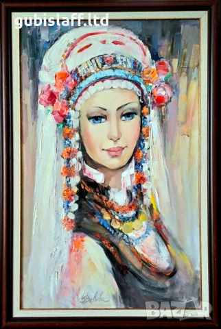 Картина "Българка", худ. В. Вълова