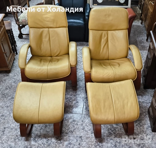 два Норвежки люлеещи стола, снимка 2 - Дивани и мека мебел - 54092275