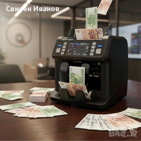 Многовалутна машина за броене на банкноти с детекция за фалшиви банкноти, снимка 4 - Друга електроника - 54462435
