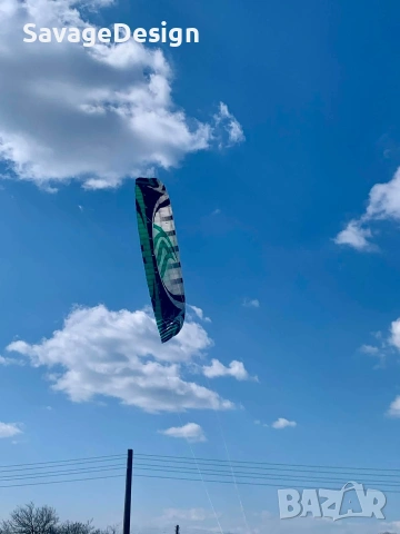 Kite Flysurfer 12кв.м + Landboard Scrub + Kitesurf F2 + Трапец Prolimit M, снимка 17 - Водни спортове - 54450108