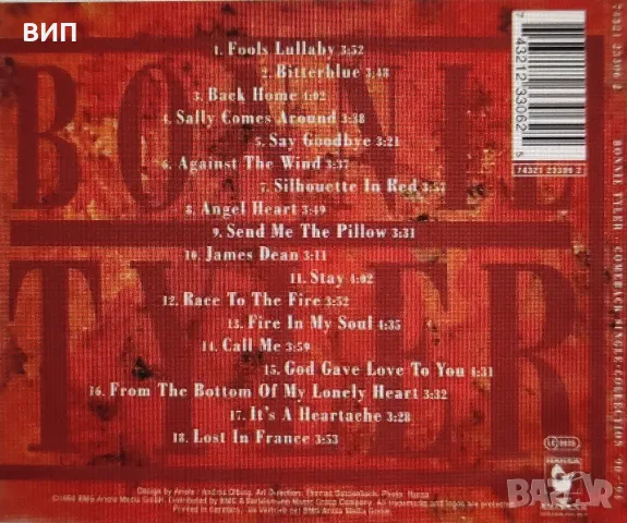 Бони Тейлър-СД с избрани песни, снимка 2 - CD дискове - 55540789