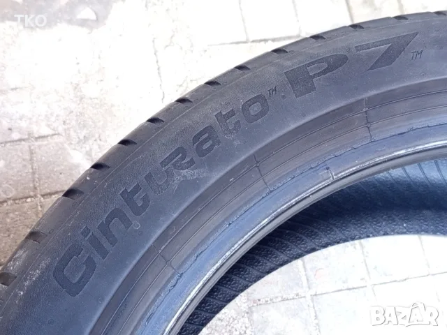 2бр. летни гуми PIRELLI Cinturato P7 225/45/ R18, снимка 9 - Гуми и джанти - 55427033