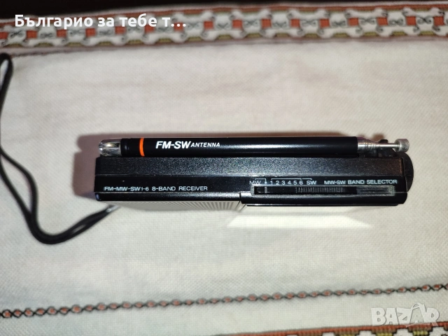 Използвано радио Panasonic RF-B10 FM/SW/MW World Radio., снимка 3 - Радиокасетофони, транзистори - 54117399