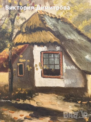 Старинна Картина, снимка 6 - Картини - 54611629