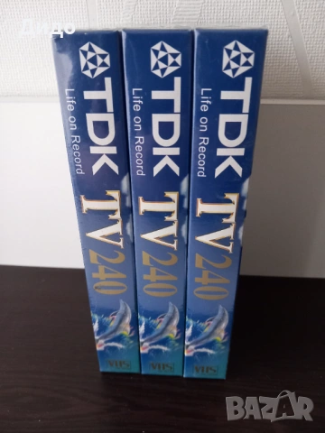 VHS Видеокасети TDK - 240 , снимка 3 - Плейъри, домашно кино, прожектори - 53632155