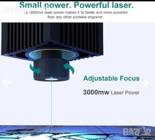 Мини лазерен гравир Bisofice - Bluetooth връзка и работа през телефон (2 броя), снимка 3 - Инструменти за гравиране - 53962988