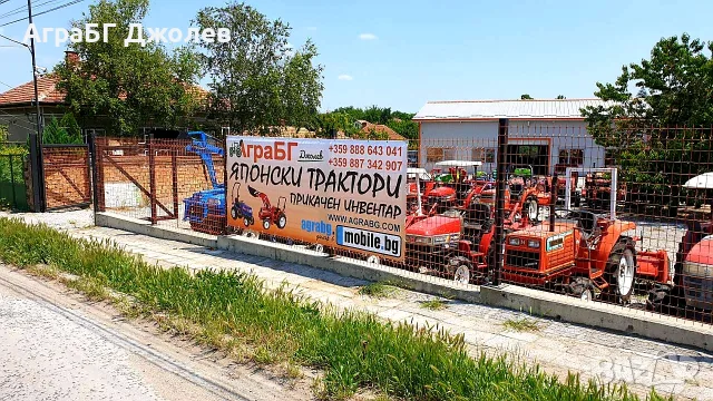 Японски трактор Kubota GB180 (Hitachi CTX18) с фреза, 4x4, 18 кс., АграБГ Джолев , снимка 11 - Селскостопанска техника - 55636404