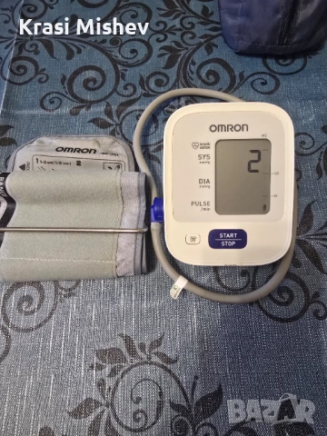 Автоматичен апарат за кръвно налягане OMRON M2, снимка 2 - Уреди за диагностика - 54517541