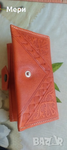 Дамско портмоне от естествена кожа, снимка 12 - Портфейли, портмонета - 54346188