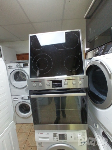 Иноксова печка за вграждане АЕГ Aeg със самопочистване PIROLISE с две години гаранция!