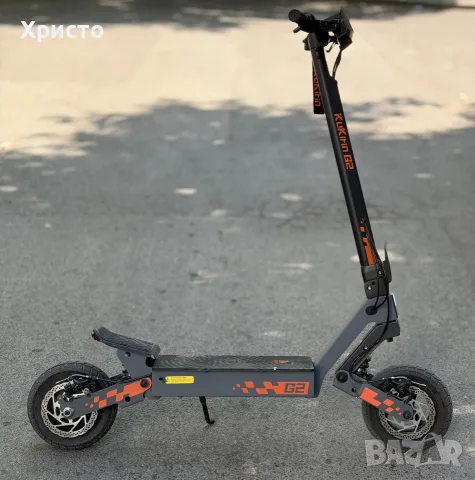 ГАРАНЦИОННА!!! Електрическа тротинетка KuKirin G2, 800W мотор, 10-инчова вакуумна гума, 48V, снимка 3 - Други спортове - 55515760