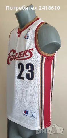Champion NBA Cleveland Cavaliers Lebron James #23  Mens Size S НОВО! ОРИГИНАЛ! Мъжки Потник, снимка 7 - Спортни дрехи, екипи - 55443375