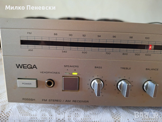 WEGA R355SH HIFI VINTAGE STEREO RECEIVAR.MADE IN JAPAN FOR WEST GERMANY., снимка 2 - Ресийвъри, усилватели, смесителни пултове - 54657897