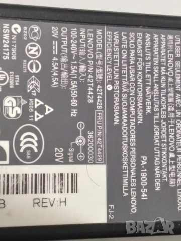 Оригинално зарядно за лаптоп LENOVO, снимка 4 - Захранвания и кутии - 54402127