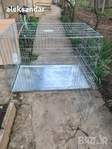 Голяма клетка сгъваема, снимка 2 - За кучета - 54044890