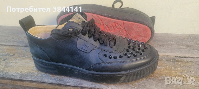 Louboutin Black Leather 42
