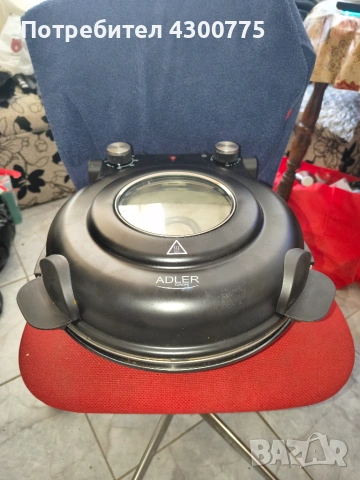 Електрическа фурна за пица Adler AD 6314, 1200W, 31.5 см, До 400C, 5 настройки на температурата, Тай, снимка 5 - Печки, фурни - 55100377